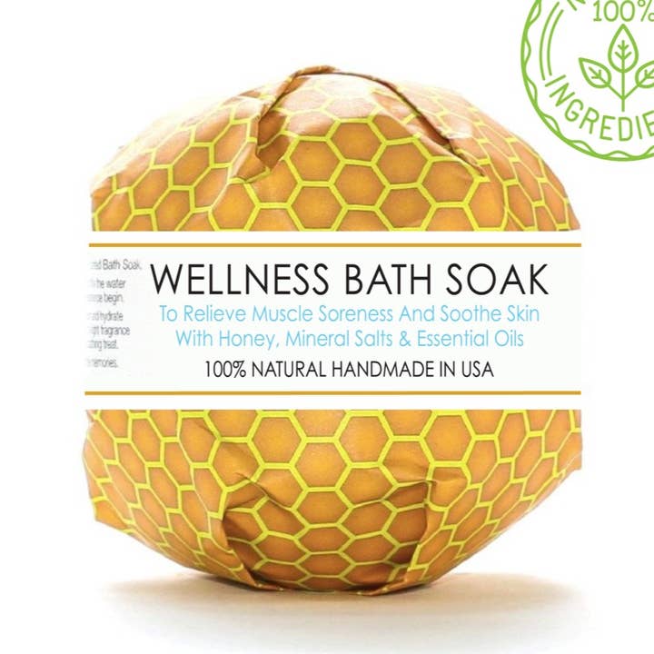 WELLNESS BATH SOAK - MUSCLE RECOVERY for wholesale by Humblebee’s Toiletries Co.