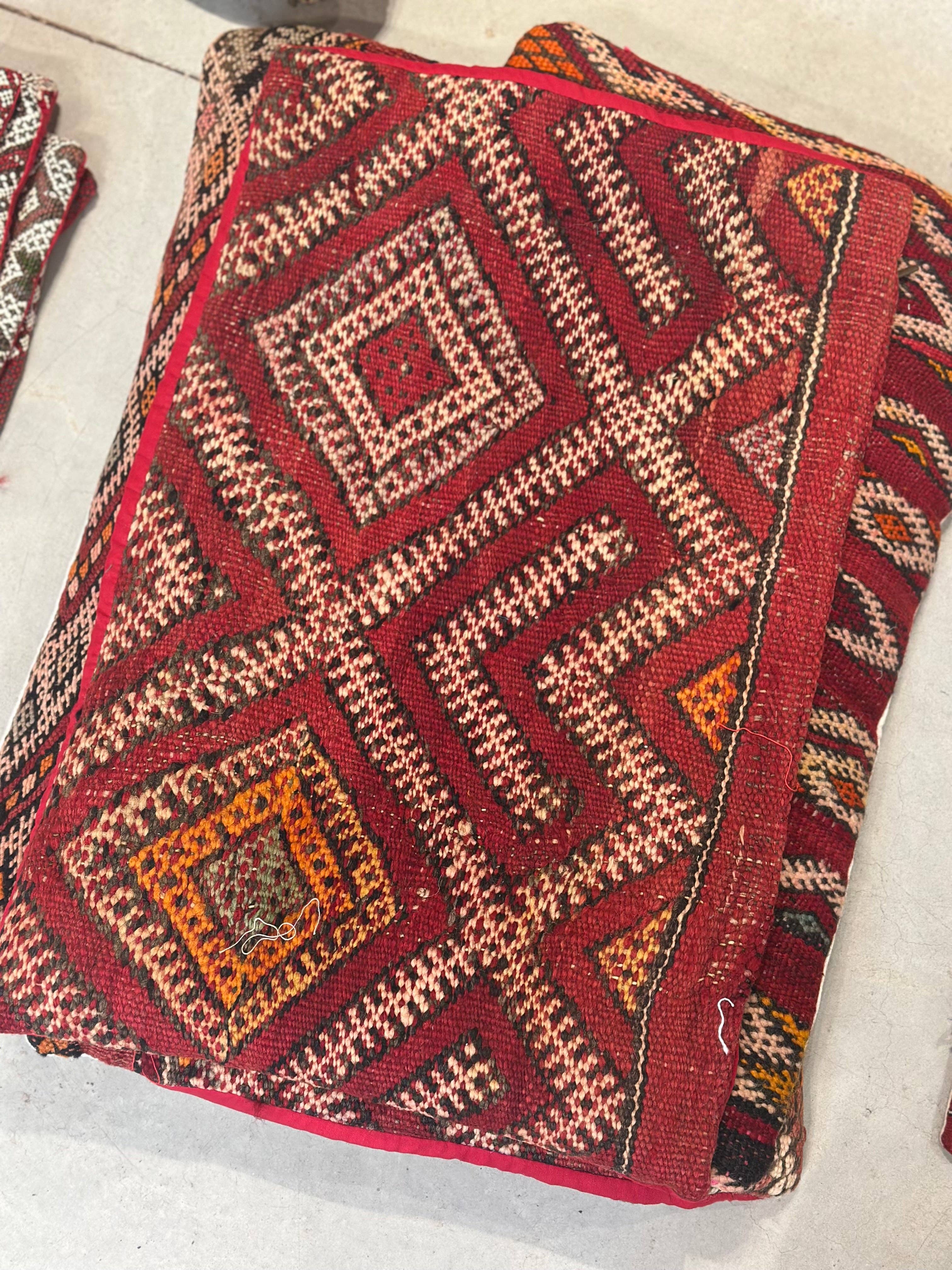 SOUK in the CITY - Wholesale Throw/Decorative Pillow - VINTAGE Upcycled Berber Cushions6