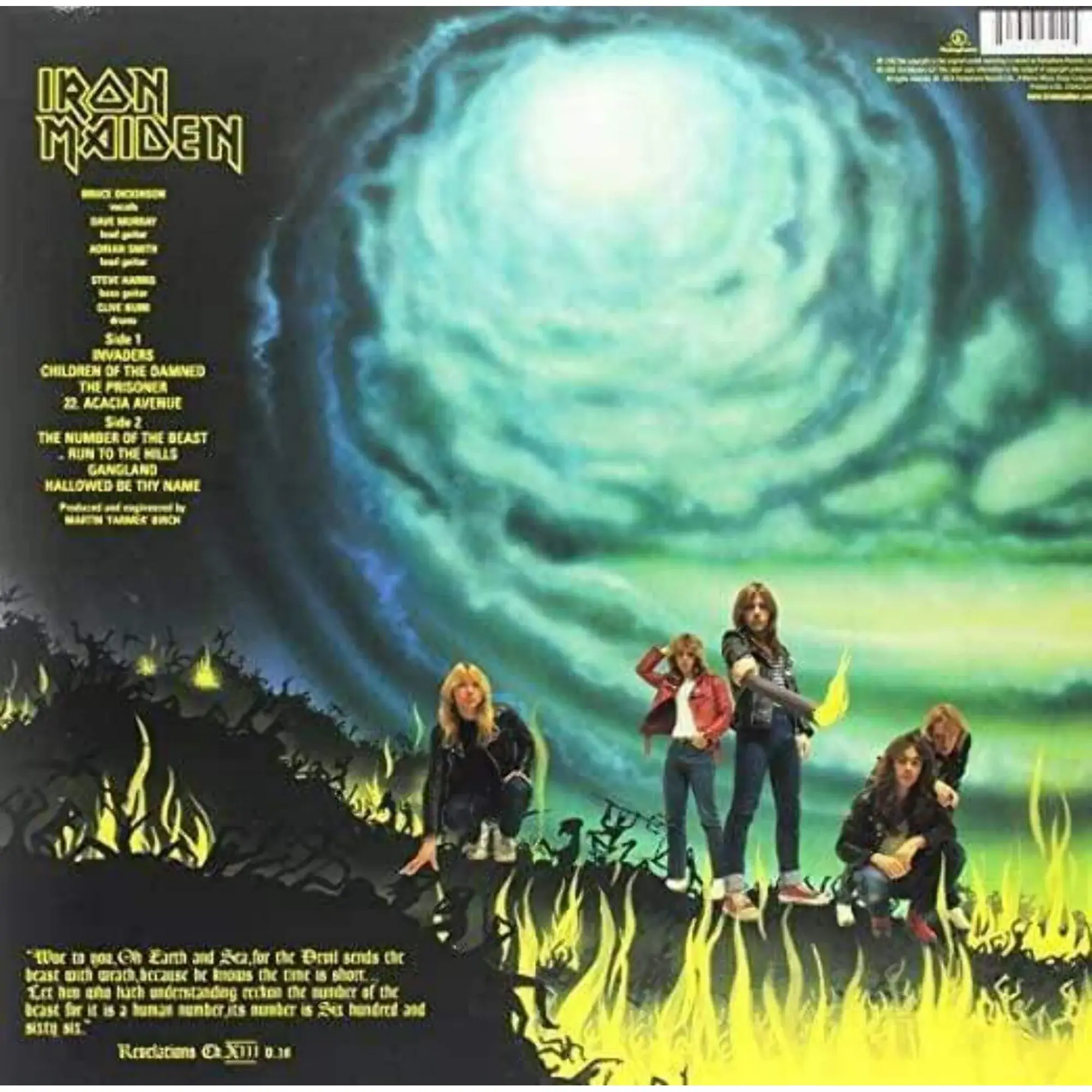 Real Retro - Wholesale Music CD/Vinyl - IRON MAIDEN The Number Of The Beast Record 40TH ANNIVERSARY
2