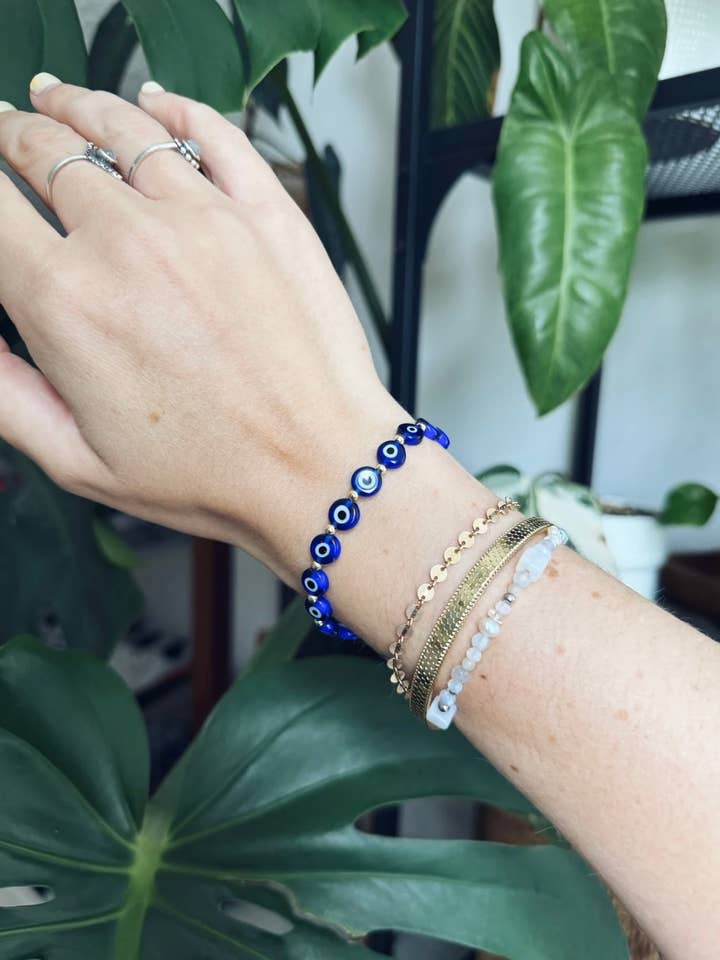 Evil Eye Bracelet for wholesale by The Butterfly Effect