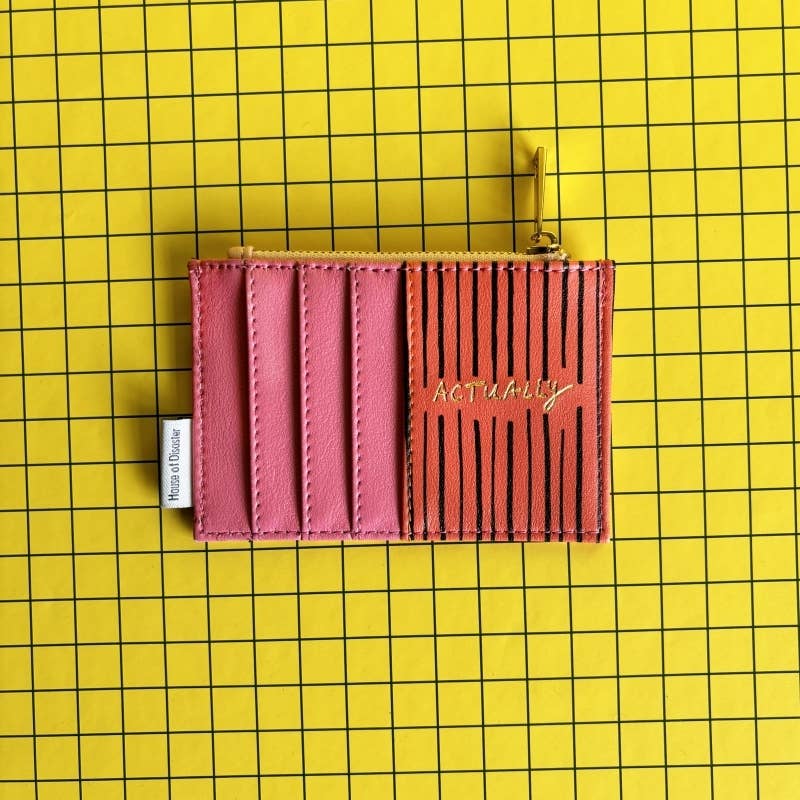 House of Disaster - Wholesale Coin Purse - Women's - Small Talk 'Can't Be Arsed' Zip Purse2