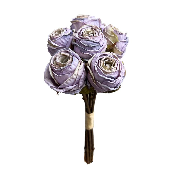 Sun Decorer - Wholesale Artificial Flowers - Artificial Rose Stems (Bunch of 6)