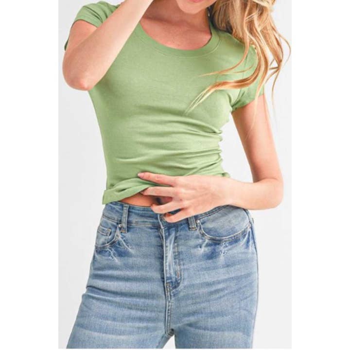 Timeless - Wholesale T-Shirt - Women's - ROUND NECK SHORT SLEEVE TOP11