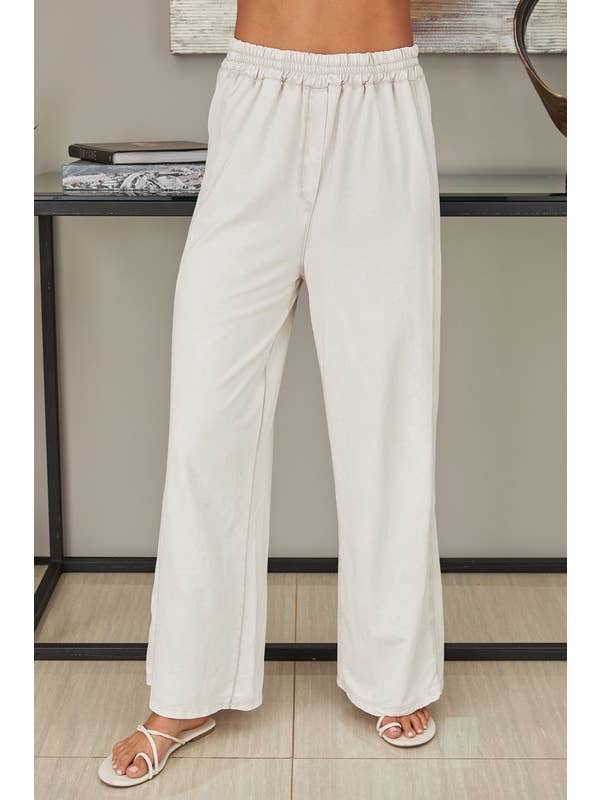 VENTI6 - Venta al por mayor Pantalones - Mujer - PANTALONES DE CHÁNDAL DE PIERNA ANCHA LAVADO MINERAL (82016)4