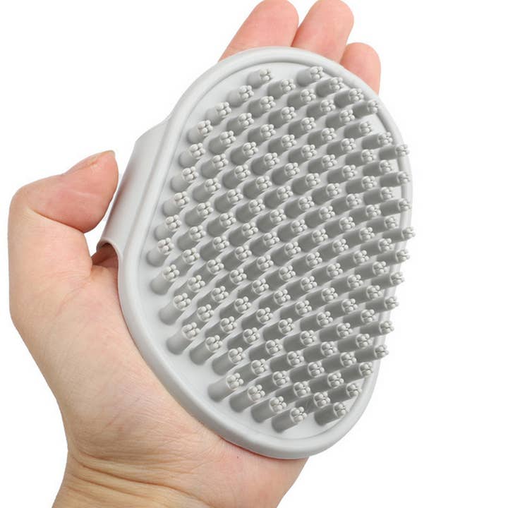 PET BATH MASSAGE BRUSH MASSAGE COMB_CWMM6918 for wholesale by DOUBLJU