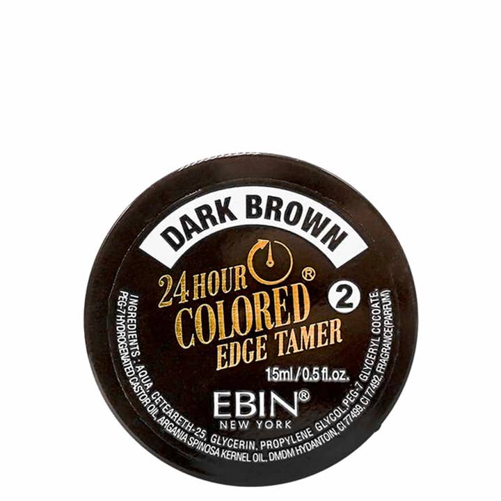 EBIN 24 HOUR COLORED EDGE TAMER DARK BROWN, ETC 215 for wholesale by JOIA ACCESSORIES