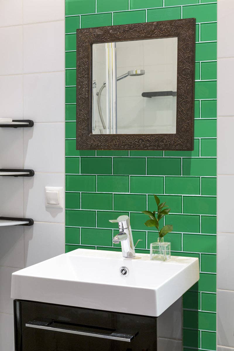 WS Tiles - Vente Carrelages muraux - Carreau de mosaïque en verre de 3" x 6", dosseret pour cuisine et salle de bain - 5 pieds carrés par carton27