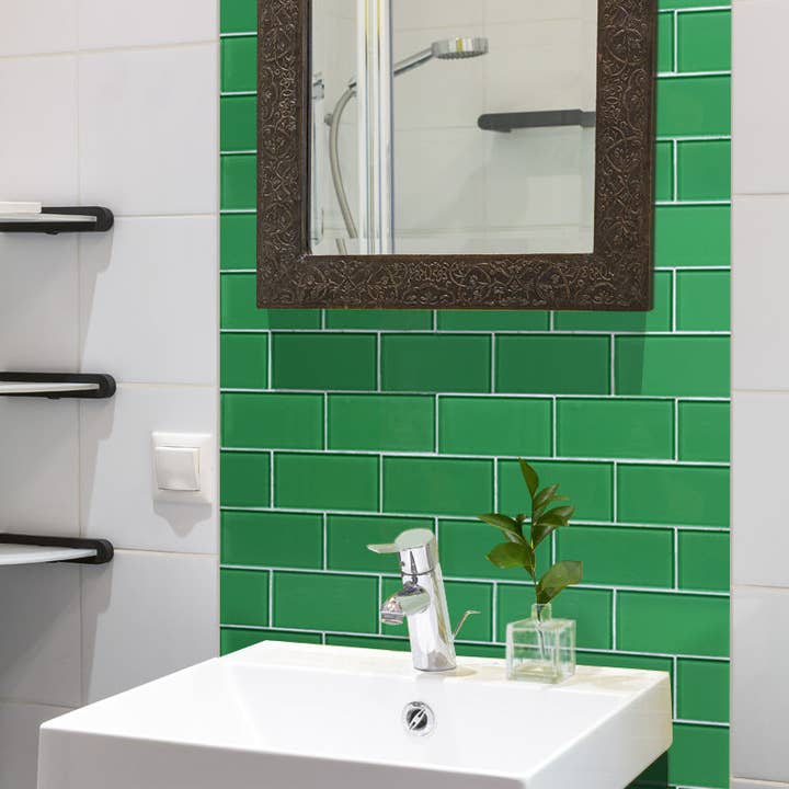 WS Tiles - Vente Carrelages muraux - Carreau de mosaïque en verre de 3" x 6", dosseret pour cuisine et salle de bain - 5 pieds carrés par carton27