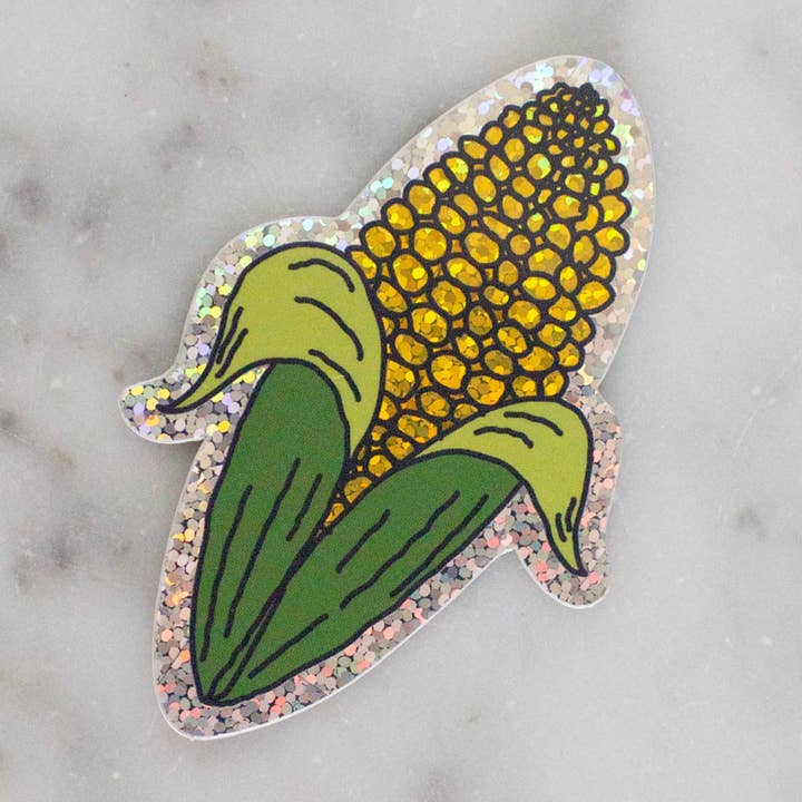 Jenny Lemons - Wholesale Sticker - Glitter Corn Sticker