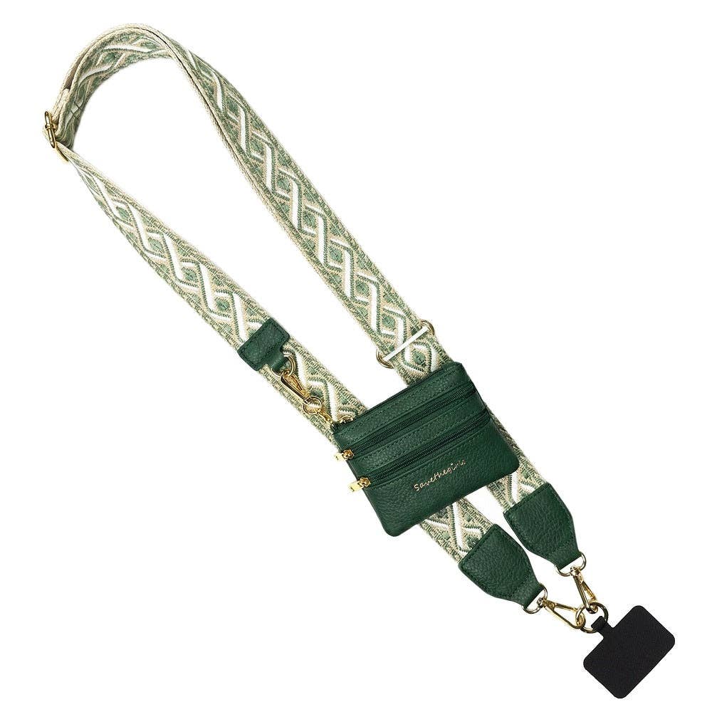 Save The Girls - Vente Étui portefeuille pour téléphone – femme - Sangle Clip & Go avec Pochette Zippée XOXO7