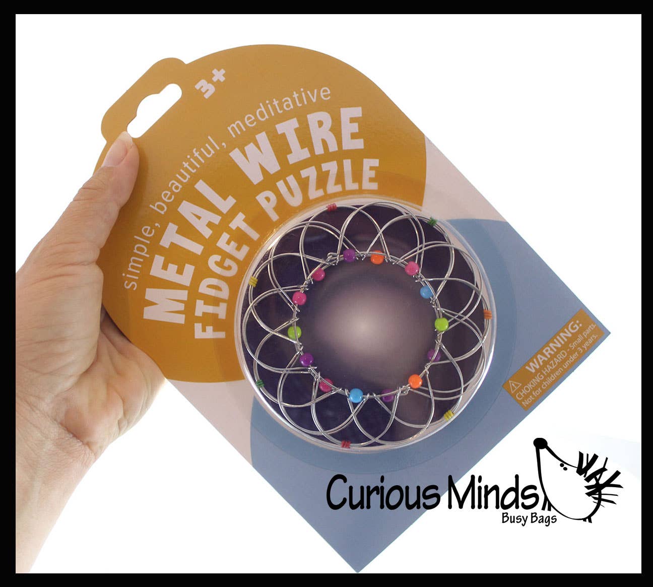 Curious Minds Toys - Wholesale Fidget Toy - Kids - 1 Wire Infinity Flower Magic Endless Folding Fidget Toy - Fl