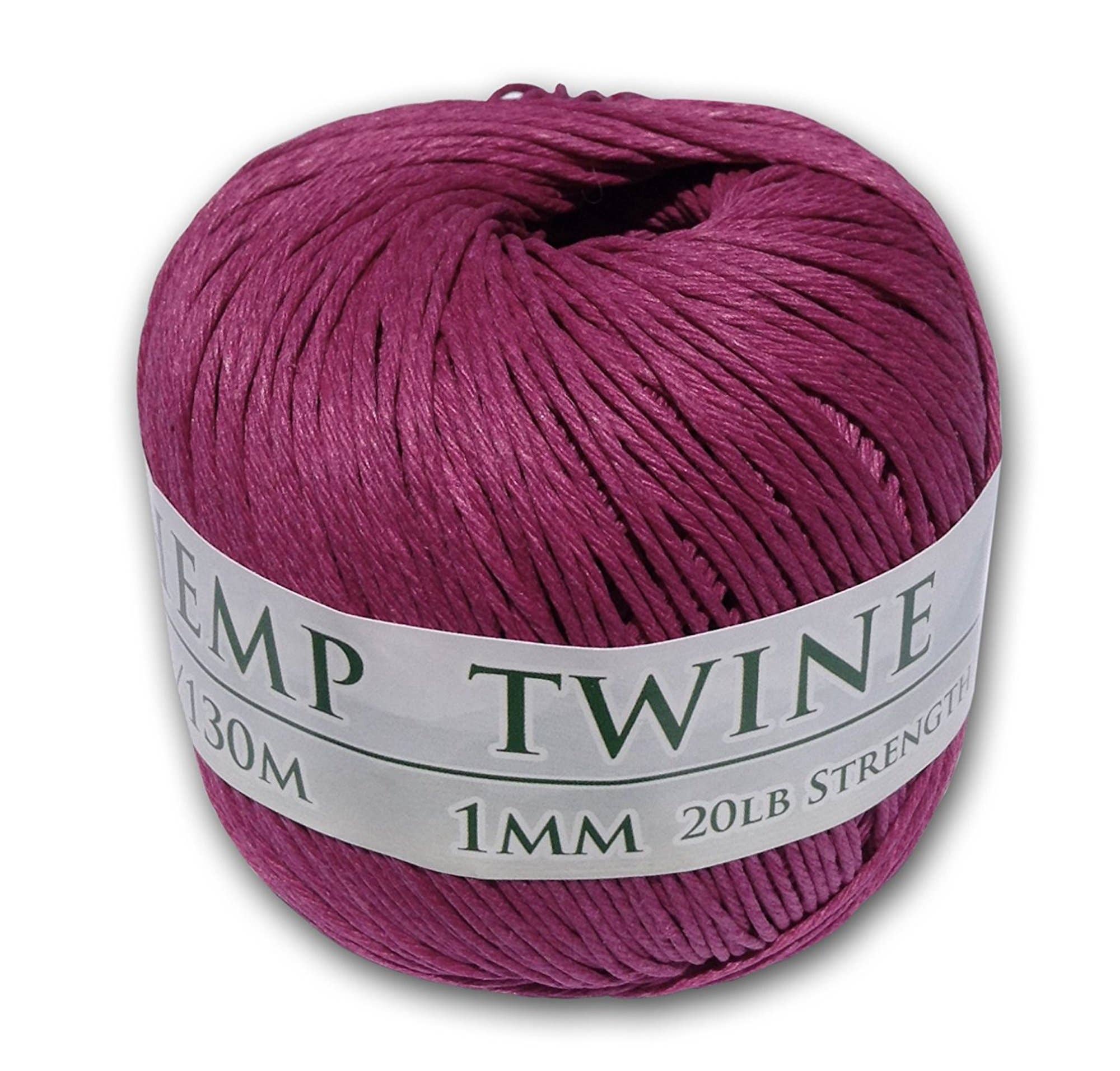 Hemptopia – wholesale Twine – Hemptopia Colored Hemp Twine Ball, 430ft, 100% natural3