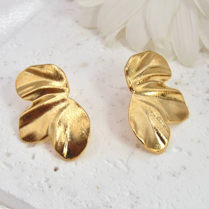 Leaf Earrings for wholesale by Graceful Jewels co.