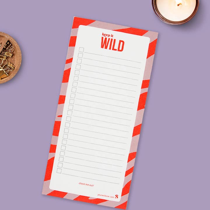 Behåll det vilda│Checklista│Pulverzebra│ för wholesale av wild star