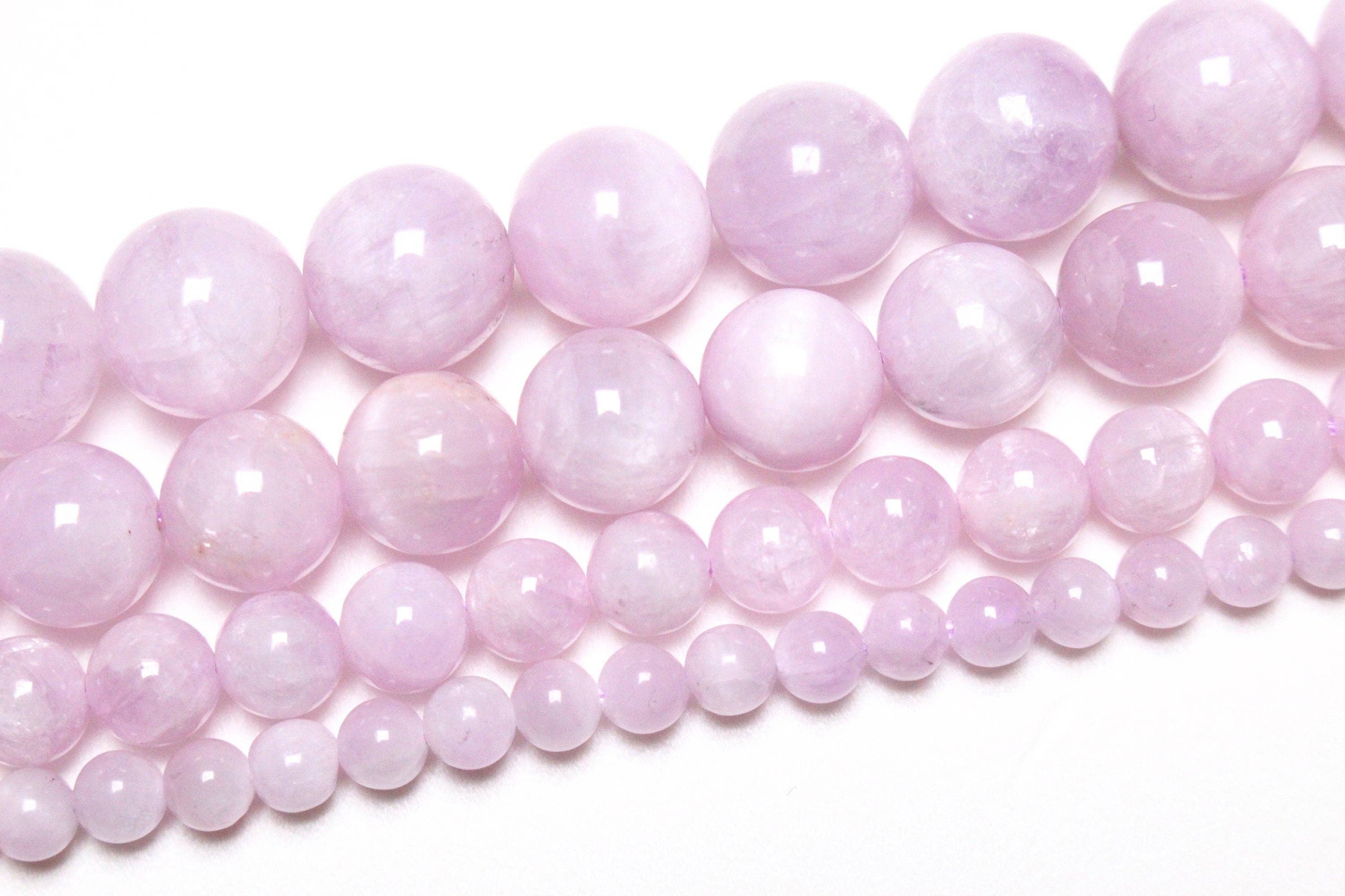 Foliesbijoux - Vente Perle - Fil de perle Kunzite AA+1