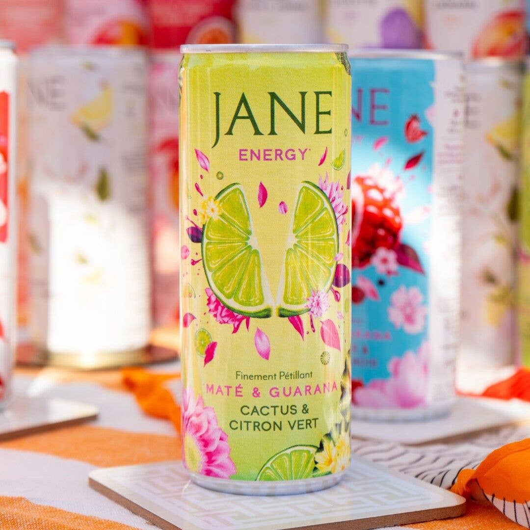 JANE - Wholesale Sports/Energy Drink - Mate Guarana Cactus Lemon Energy Drink 25cl x243