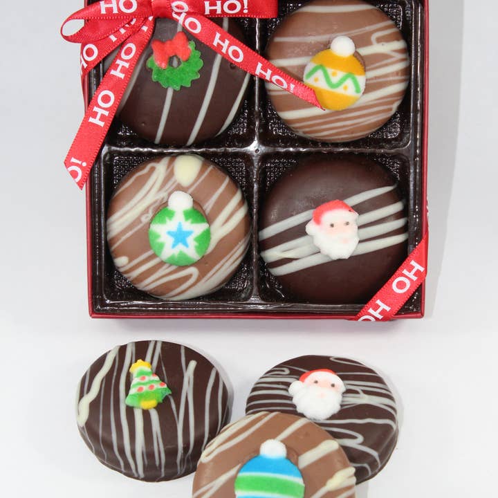Chocolate Covered Oreos - Christmas for wholesale by Phillips Chocolates