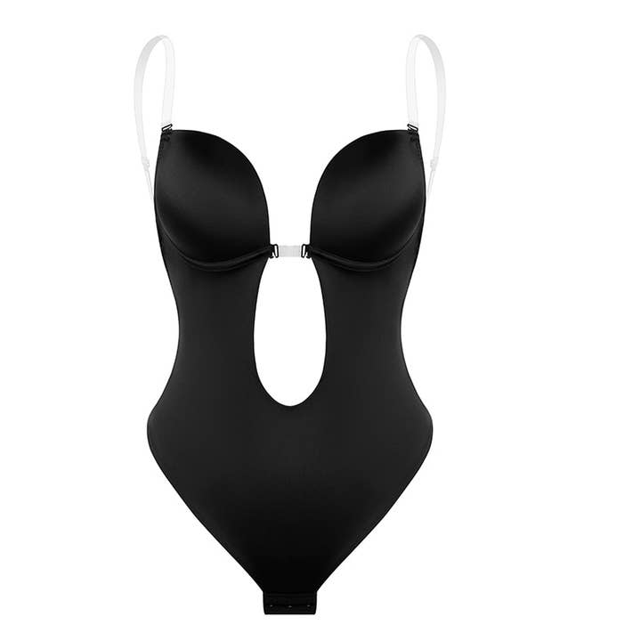 Shapewear zonder rugleuning met diepe V-hals en strapless voor wholesale door The Lounge Edit