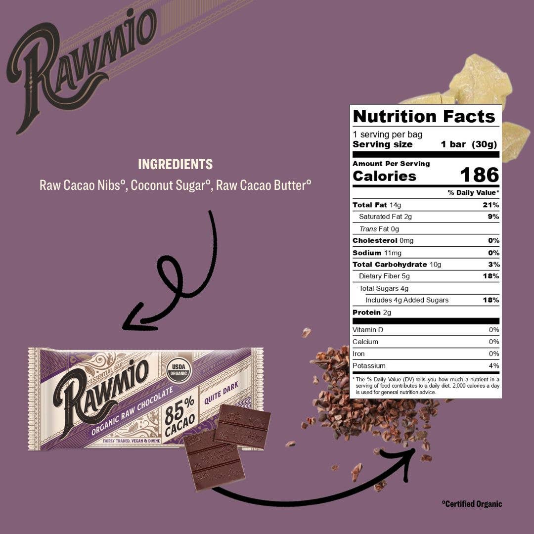 Windy City Organics - Wholesale Chocolate Bar - Essential Dark Chocolate Bar - 85% Cacao3