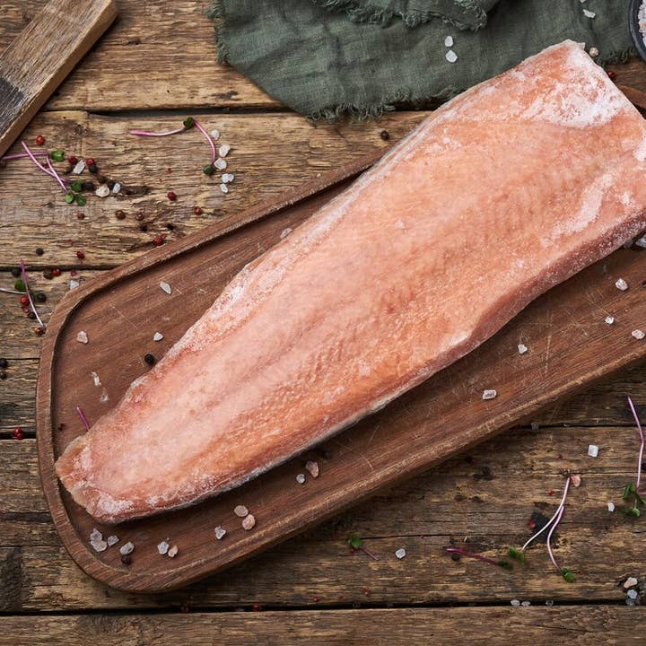 Wild Alaskan Keta Salmon Fillet (2 pcs / 4 lb) for wholesale by Alaska Fresh Seafood