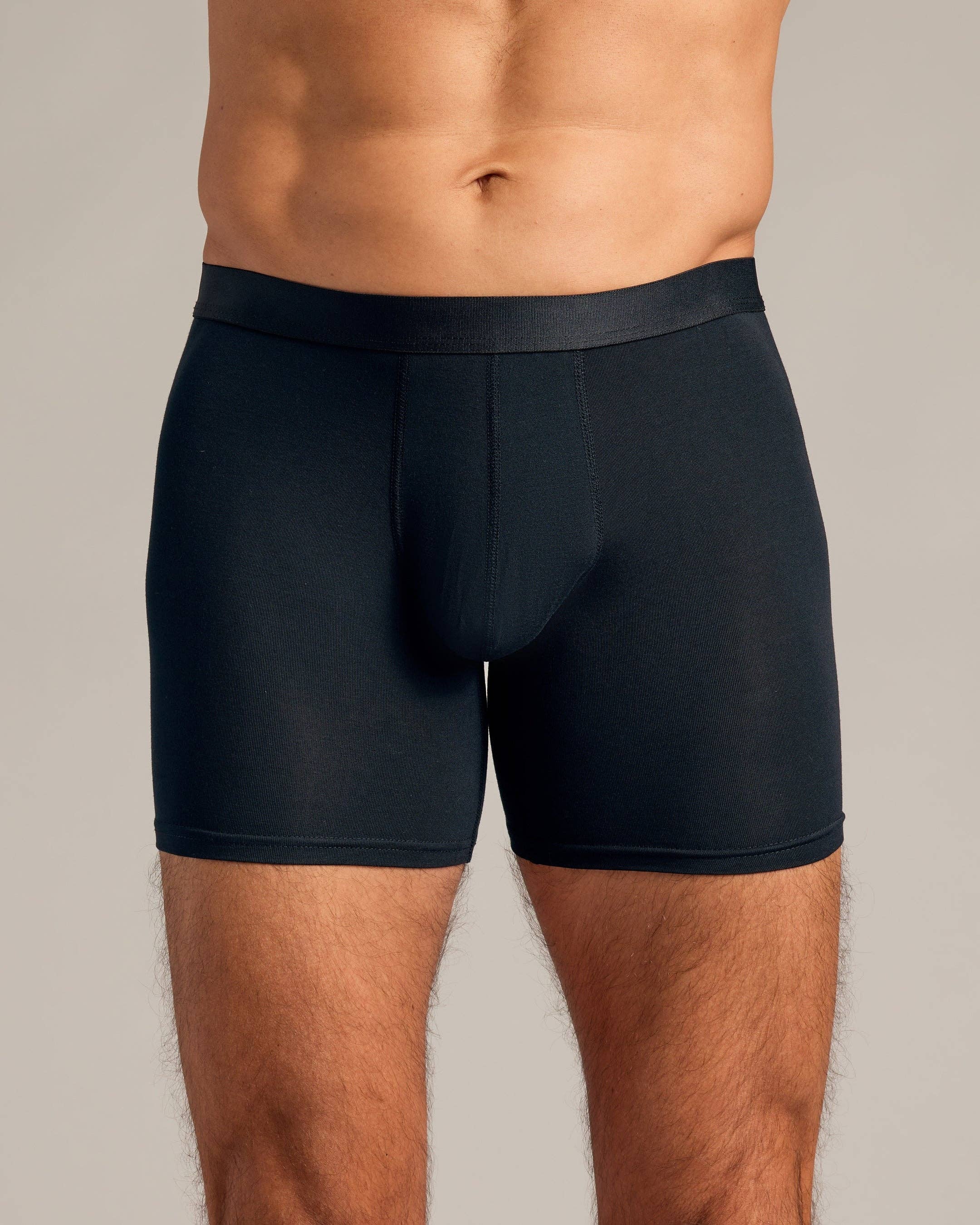 True Classic - Wholesale Underwear - Men's - Black Boxer Brief3