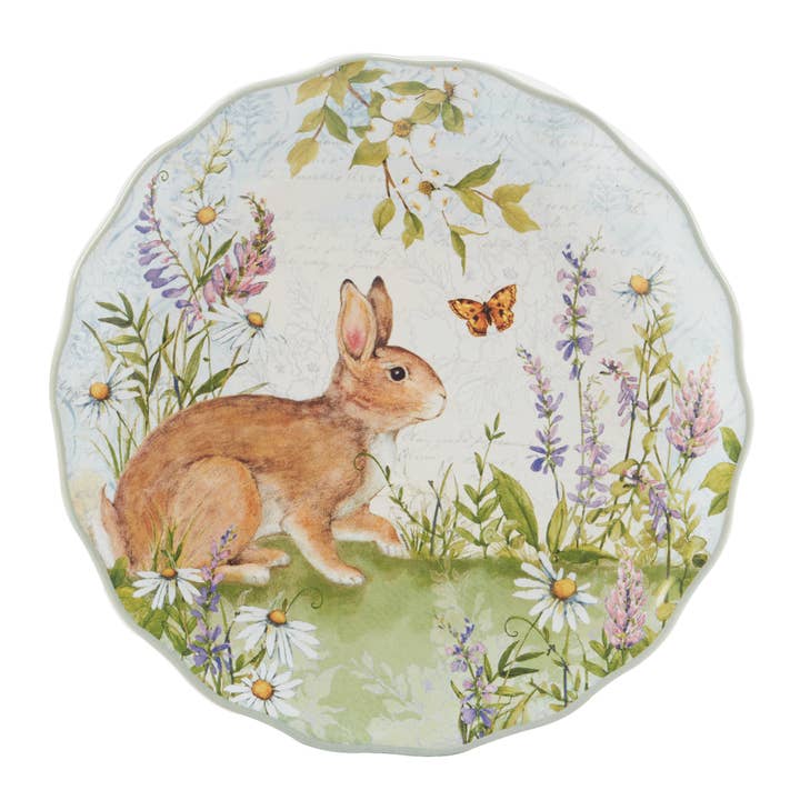 Certified International - Wholesale Dinner Plate - Easter Meadow Dessert Plate 9in asst.4