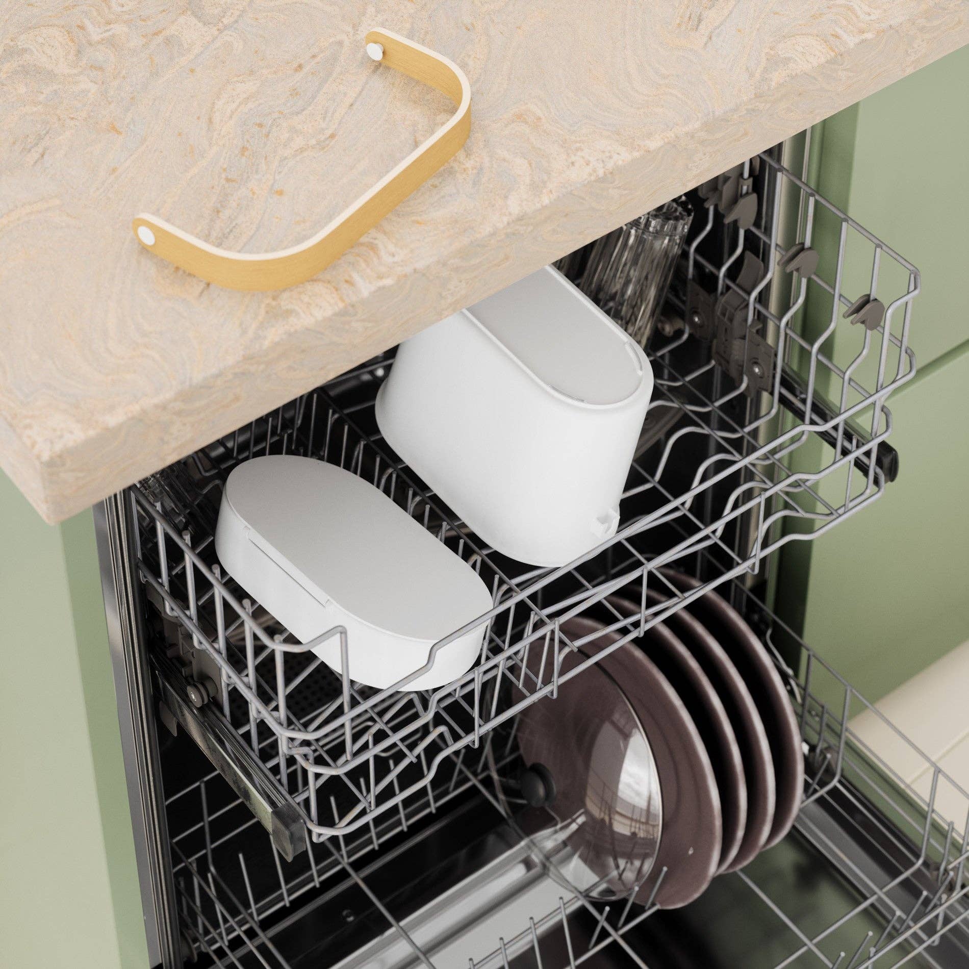 Blanc-naturel Bac à compost Bellwood en vente sur Faire3