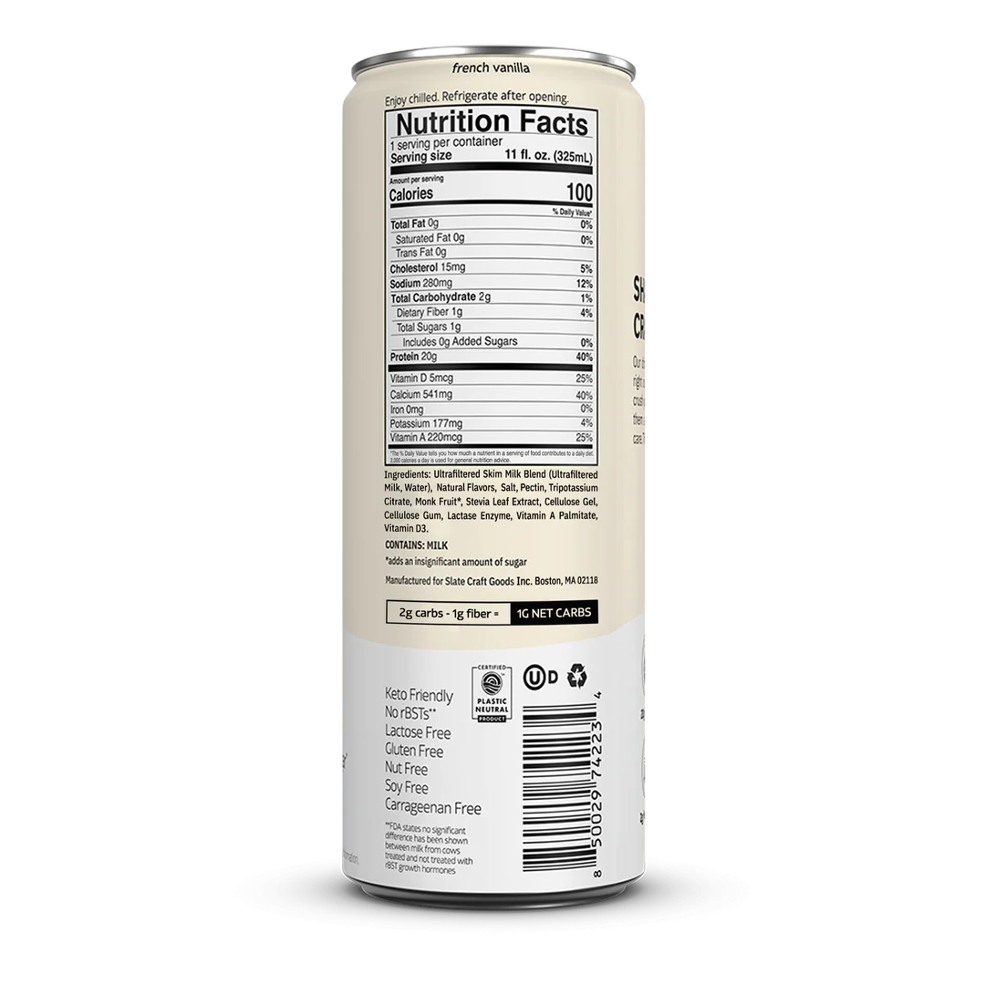 Campus Protein - Wholesale Protein/Superfood Powder - Slate Ultra Filtered Protein Milk Shakes1