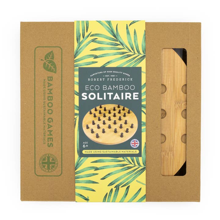 Bambu Solitaire Set - Tillverkad med hållbara material för wholesale av Robert Frederick Ltd