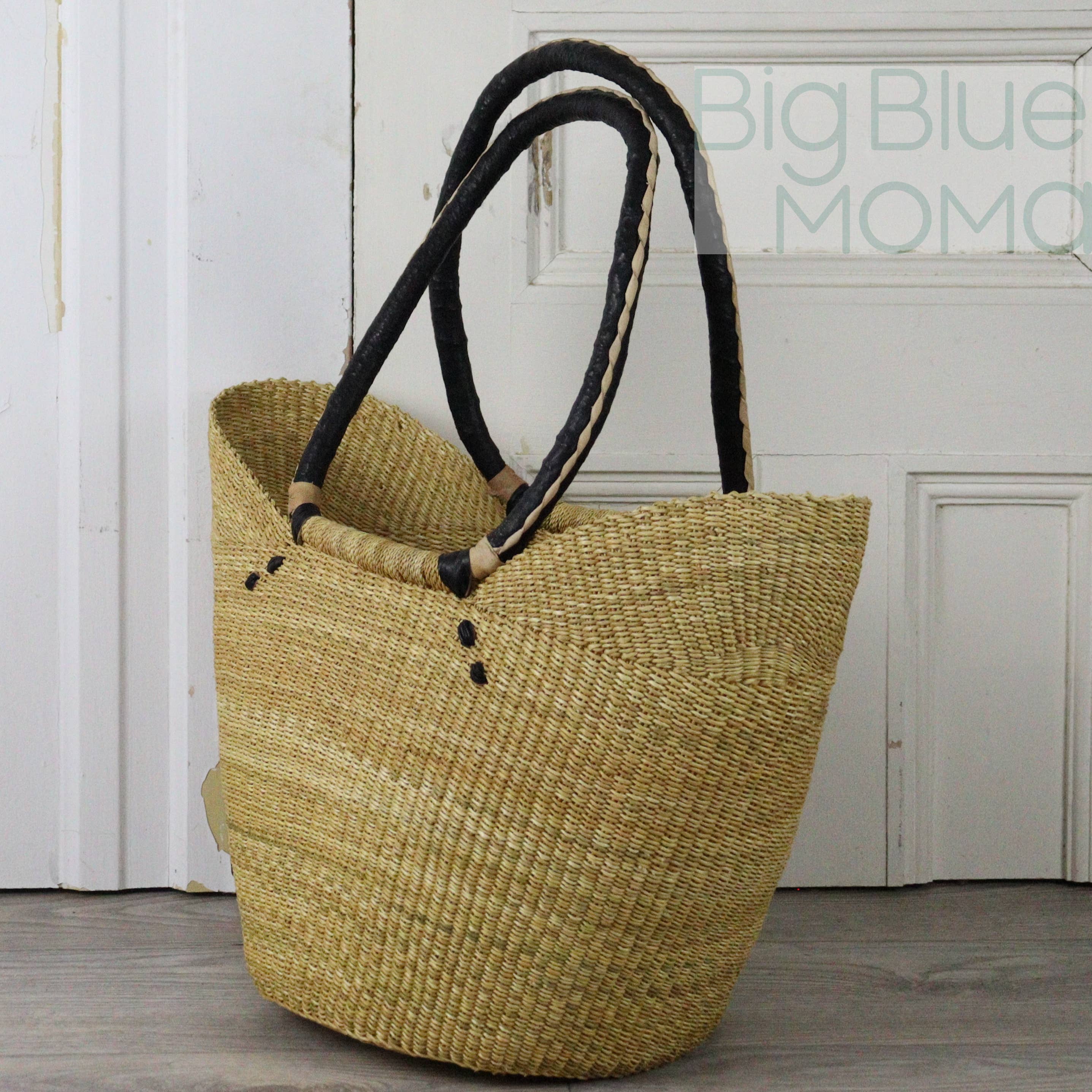 Big Blue Moma - Vente Sac de plage - Sac cabas à bandoulière - Palette naturelle6