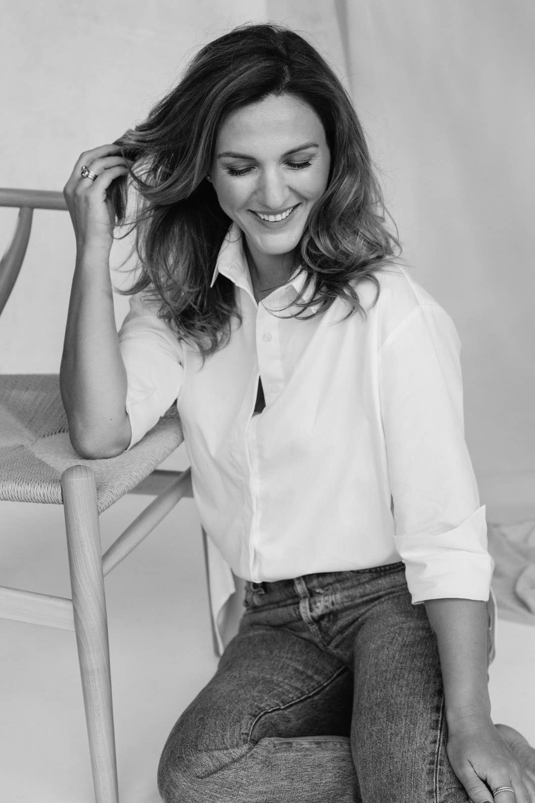 CAPSULE by Agnė Gilytė - Vente Chemise à col boutonné – femme - Chemise « FLORENCE » en coton de haute qualité42