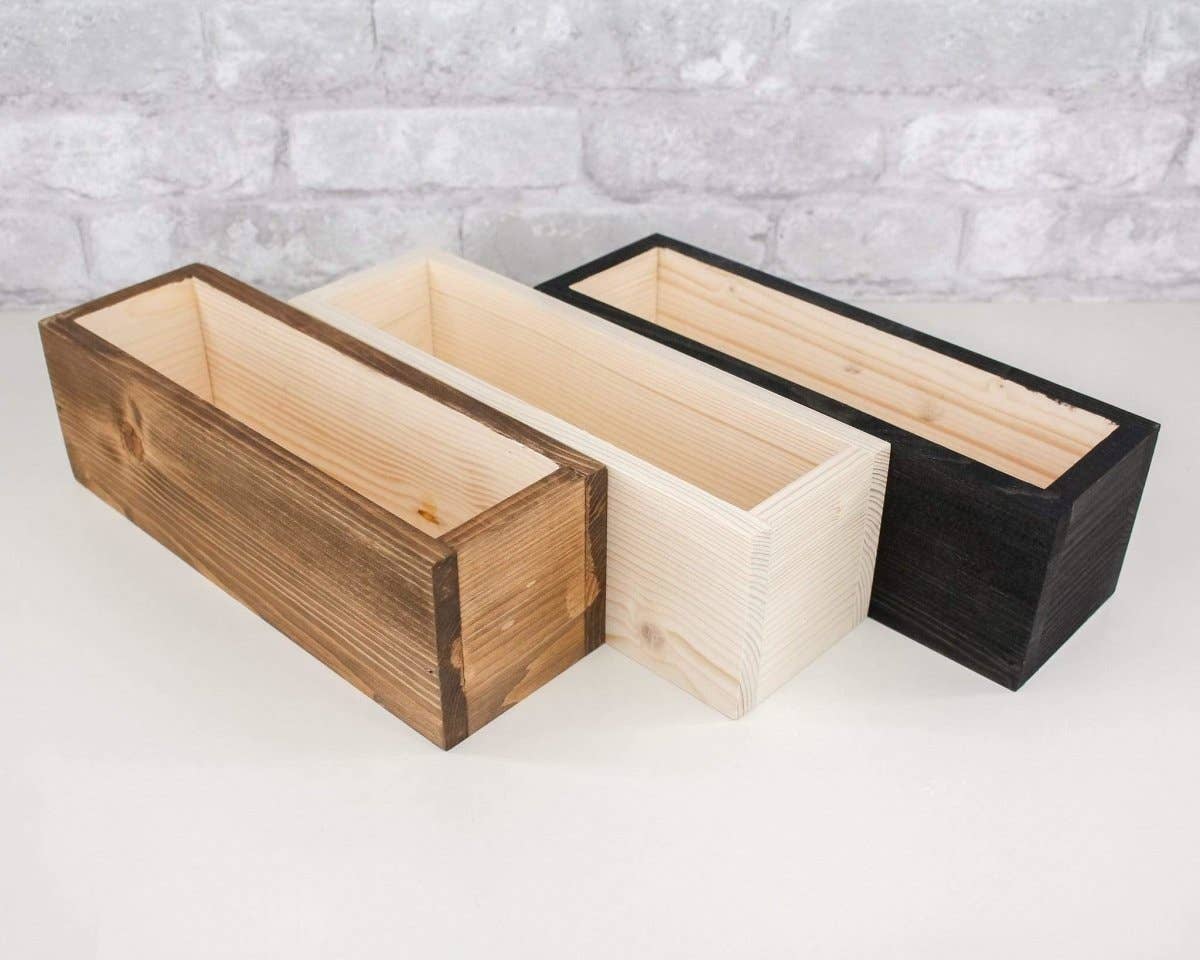 Sola Wood Flowers - Wholesale Decorative Box - Rectangle Centerpiece Box11