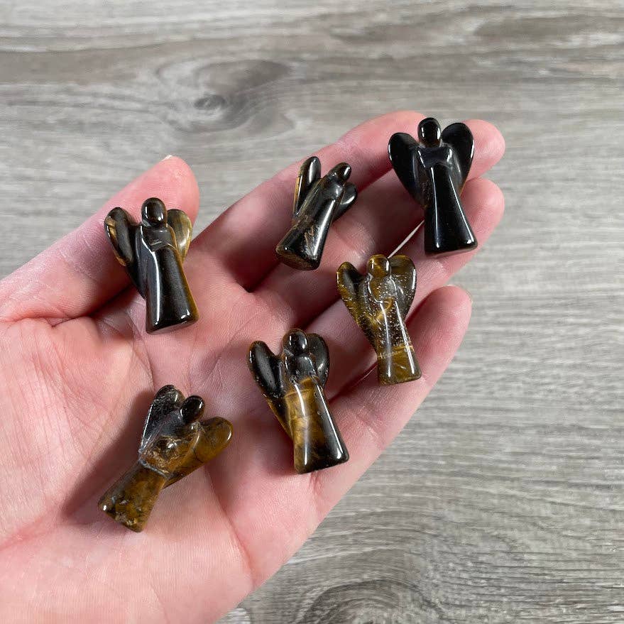 Keystone Crystals - Venta al por mayor Piedras/cristales espirituales - Figuritas de ángeles de piedra preciosa de 2,5 cm – Ángel de cristal al por mayor8