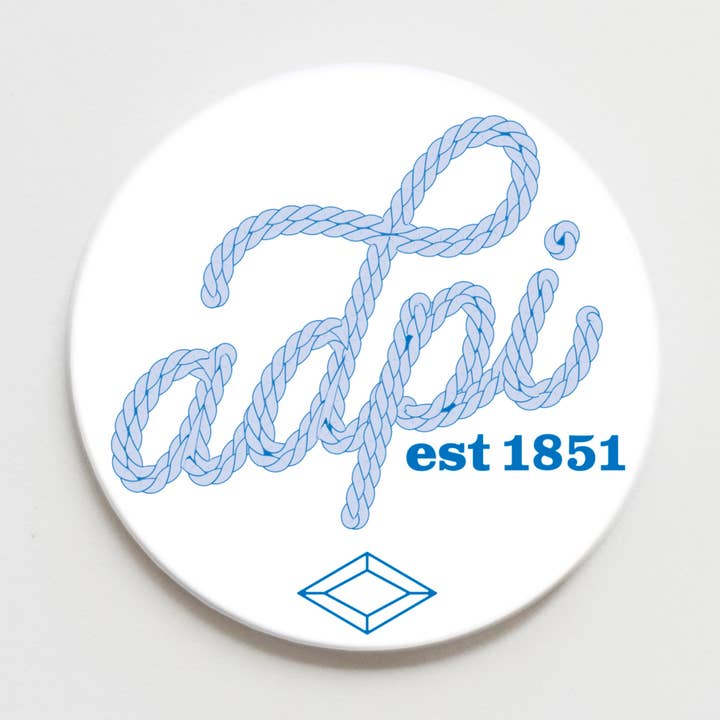 Good Vibez Collegiate - Wholesale Lapel Pin/Button - Alpha Delta Pi Howdy Greek Button - 2.25 inch0