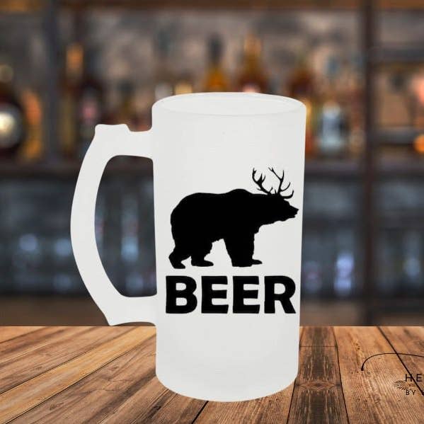Chope à bière en forme d'ours pour la vente par Heartmade By Heather Marie, LLC