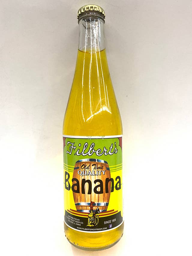 L&F Universal Goods - Wholesale Soda/Carbonated Drink - FILBERT'S BANANA SODA 12OZ/24PK0