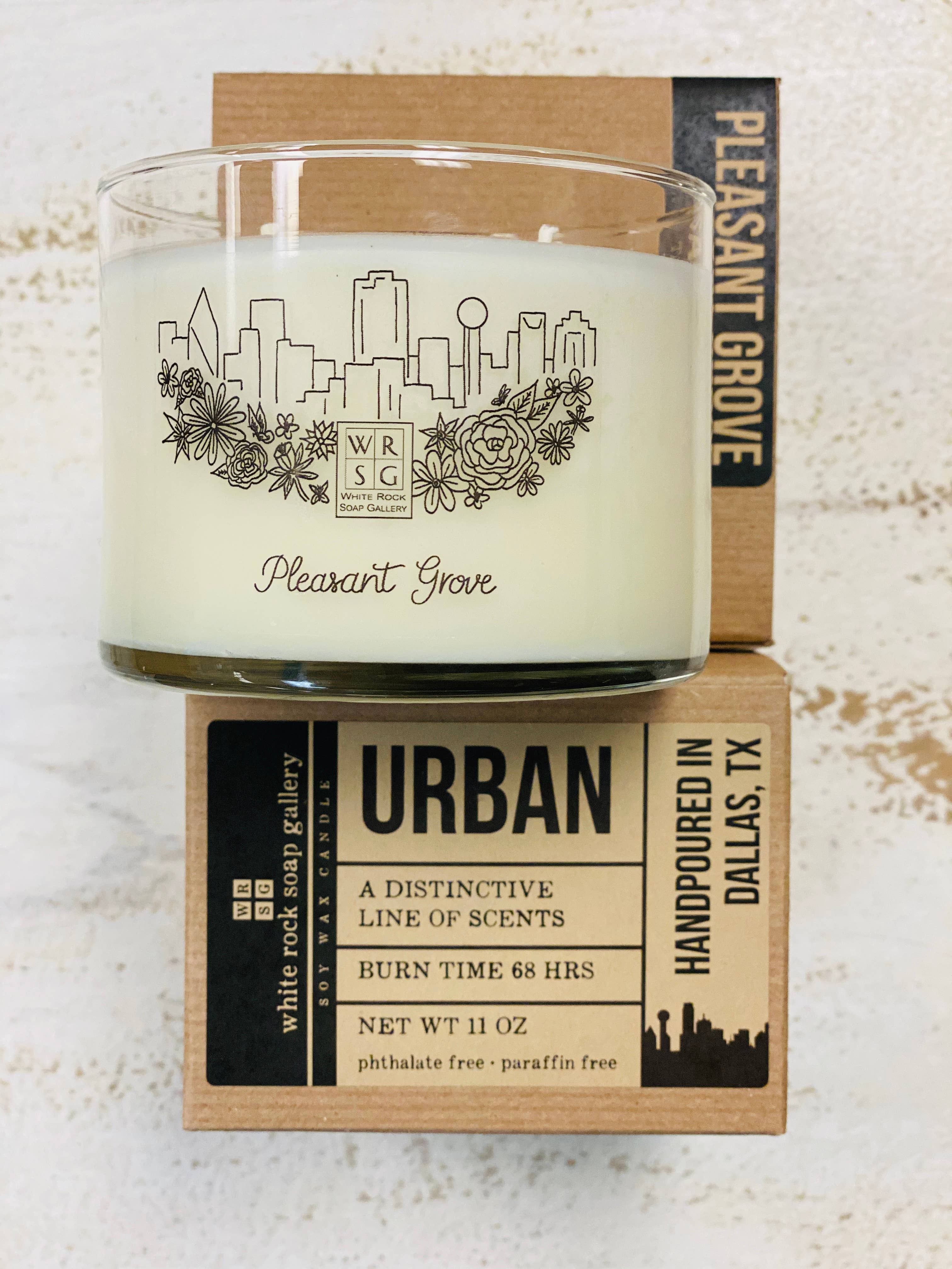 White Rock Soap Gallery - Wholesale Jar/Filled Candle - Soy Wax Candle Urban Collection19
