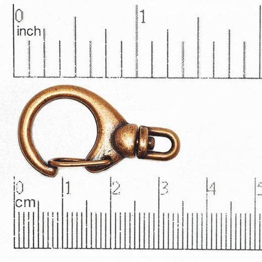 Continental Beads - Wholesale Clasp - 33mm x 19mm Swivel Lobster Claw Sold By The Piece - CL/SW1001