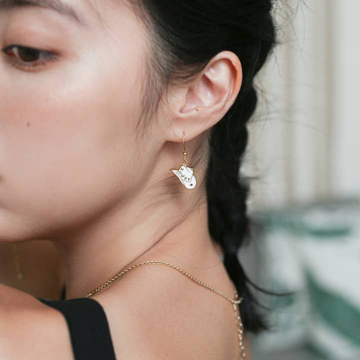 Miss Modi - Wholesale Jewelry Set - Howdy Cowgirl Hat Enamel Earrings/ Bracelet/ Necklace4