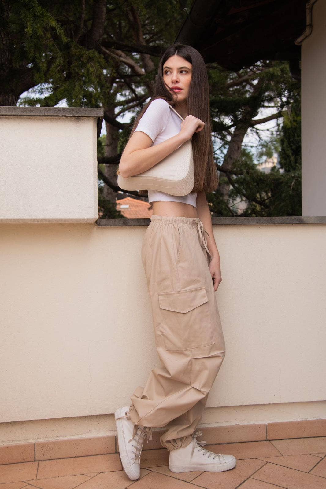 LORIANE - Wholesale Pants - Women's - 13600 One size cargo pants5