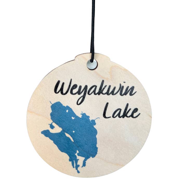 Weyakwin Lake Ornament for wholesale by Sticks & Doodles