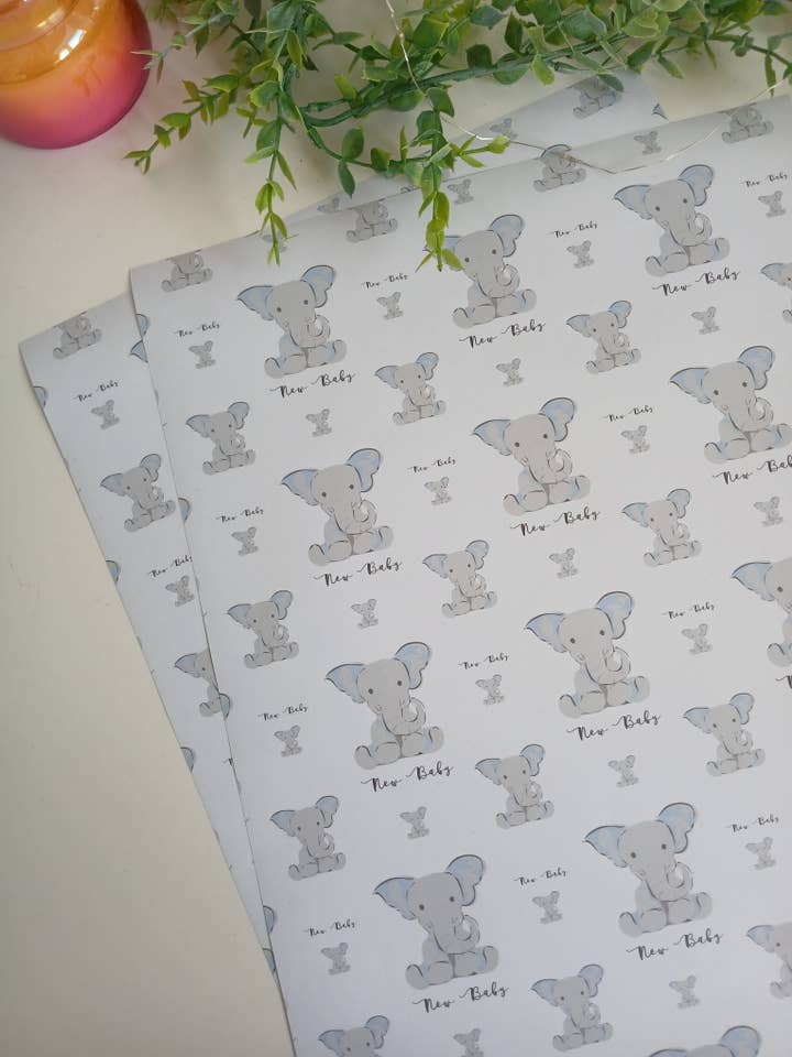 New Baby Gift Wrap for wholesale by Doodle Keg