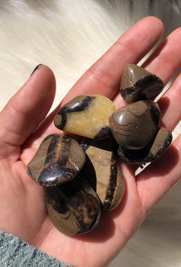 Panache – wholesale Spiritual stone/crystal – Septarian Tumbled Stone, Dragon Stone Tumble1