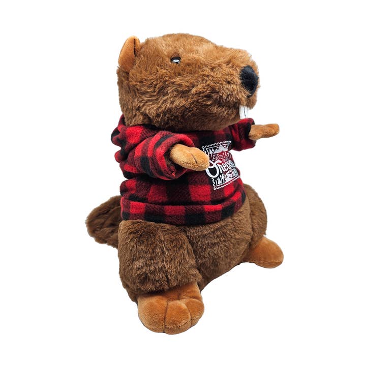 Bernard the Beaver Plushie | 12" for wholesale by Hello From Oregon