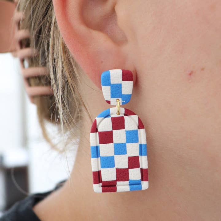 Manta Vermelha, Branco e Azul por atacado de Clay by Clark