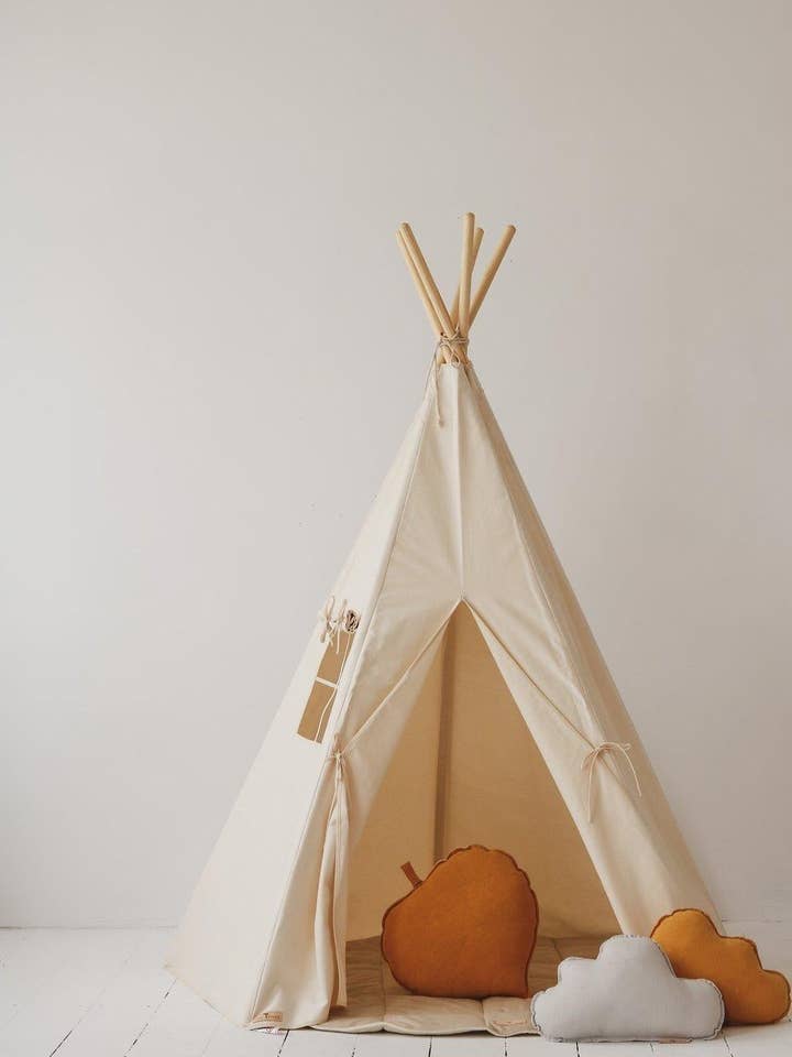 Beige tipi telt for engroshandel hos Moi Mili