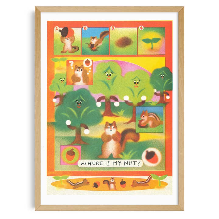 KIBLIND Atelier - Vendita all'ingrosso Poster - Mostra A3 - Zoey Kim - Il piccolo giardiniere