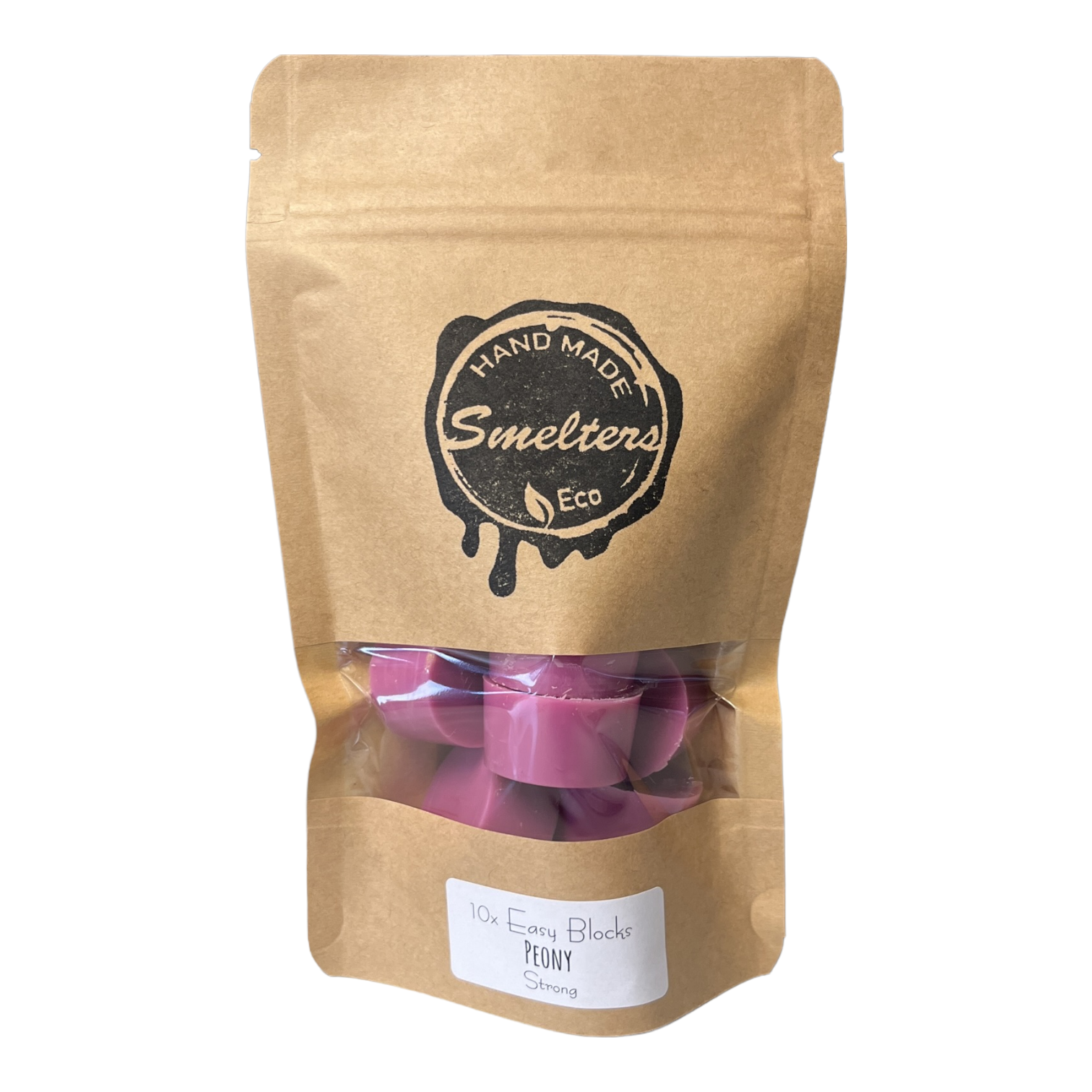 Smelters - Vente Fondants - Bougies parfumées cire - Pivoine - Easy Blocks - 90 g1