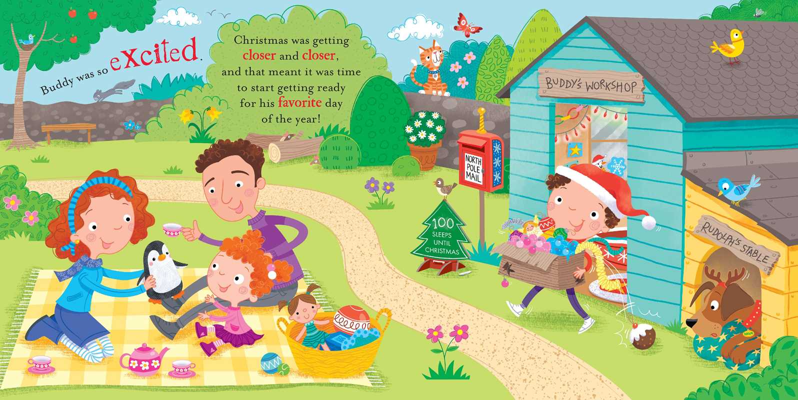 Simon & Schuster - Wholesale Baby & Toddler Book (0-2) - If Every Day Was Christmas: Padded Board Book by Em Bruce1