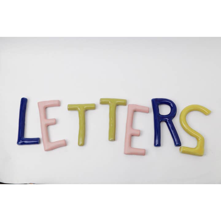 Lettres de l'alphabet en bulles - Vert clair pour la vente par Touchstone